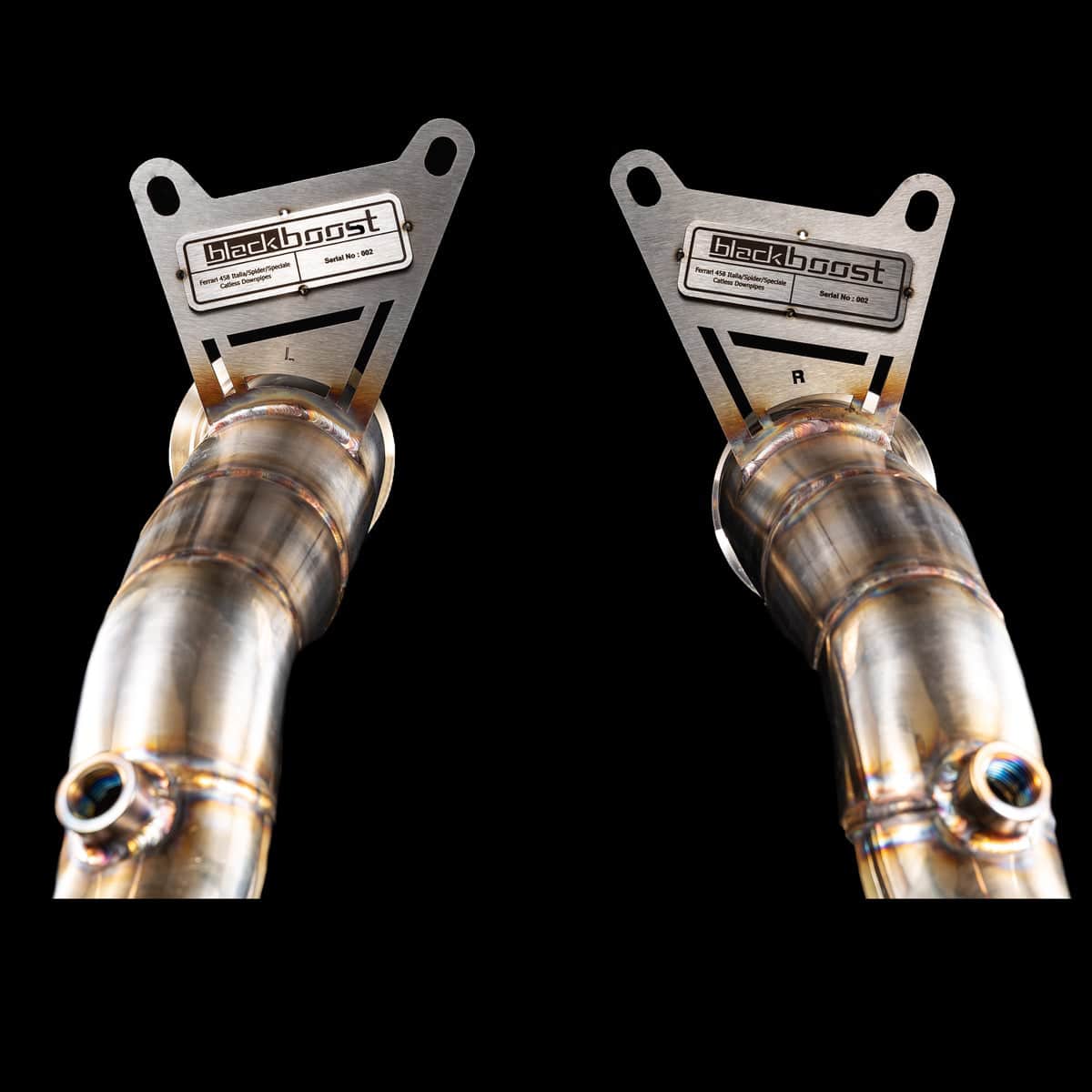 Ferrari 458 (Type F142) Catless Downpipes