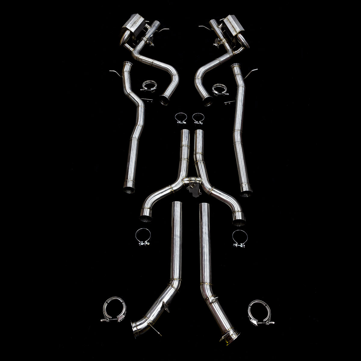 u*2様 M6 F13/F12/F06 AMG E63 W213 iG70 アイ Mercedes AMG E63(S) M177 (W213/S213) Valved Exhaust System 76MM