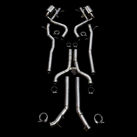 Buster + Punch Exhaust Detail Kit - Color: Black/Polished - NBB-35690
