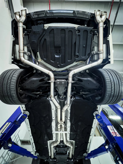 Mercedes AMG CLS63 (218) M157 5.5L V8 BiTurbo Valved Catback Exhaust System 76mm/3in