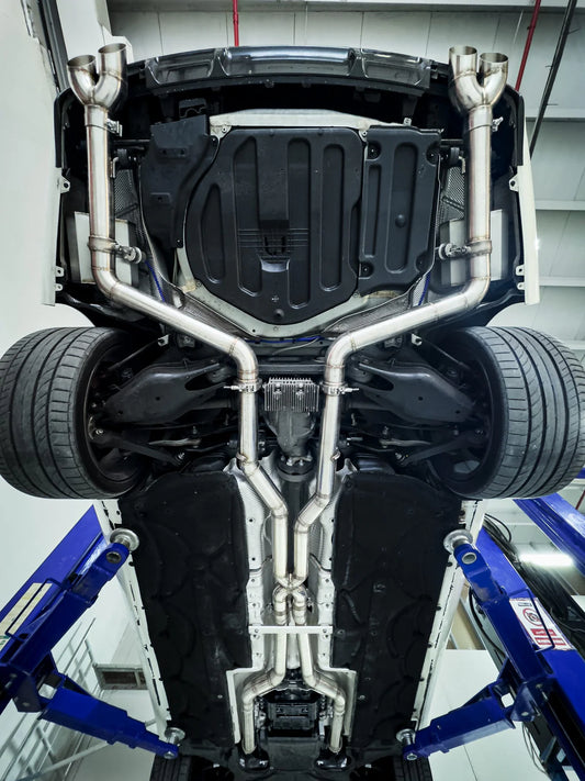 Mercedes AMG CLS63 (218) M157 5.5L V8 BiTurbo Valved Catback Exhaust System 76mm/3in