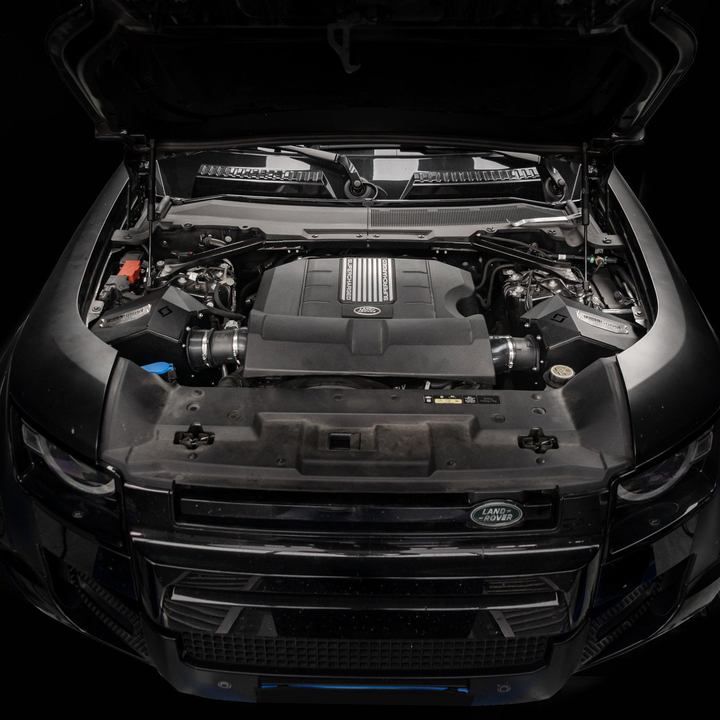 Land Rover Defender with the BlackBoost intake fitted